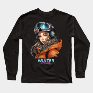 Winter Mode - Women's Snowboard Long Sleeve T-Shirt